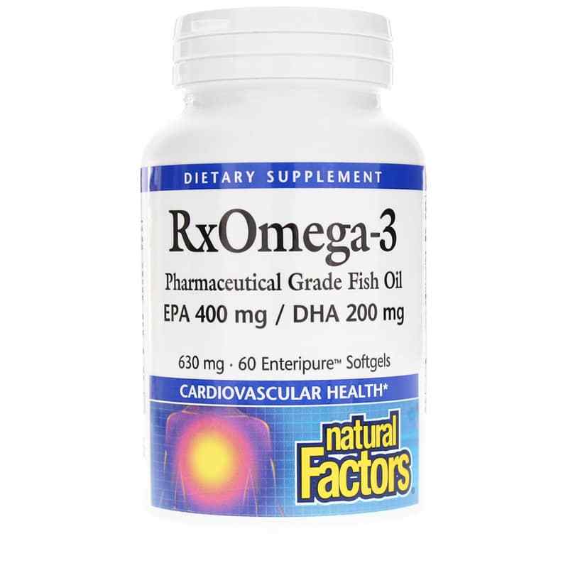 RxOmega 3 Fish Oil Natural Factors